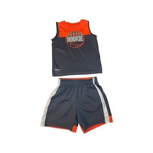3T Boys Toddler Athletic Works Baby Tank Top and Shorts LITTLE ROOKIE